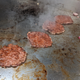 burgers on flat top